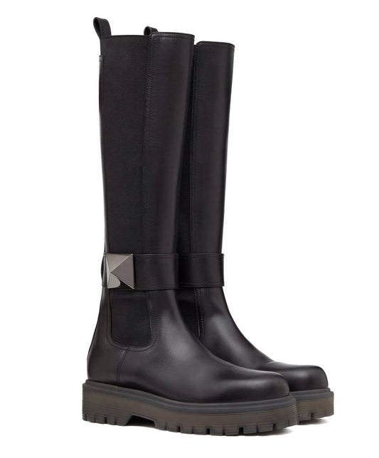 One Stud Boot In Calfskin 45MM