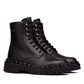 Rockstud Calfskin Combat Boot With Matching Studs 50MM