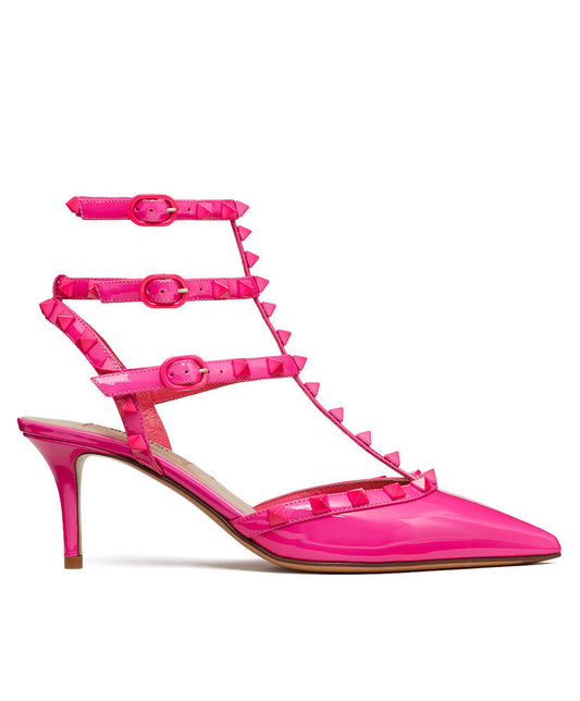 Patent Rockstud Pumps With Matching Straps And Studs 65 MM