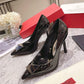 One Stud Patent Leather Pumps 100MM