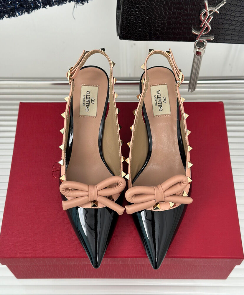 60mm Rockstud-Detailing Patent Pumps