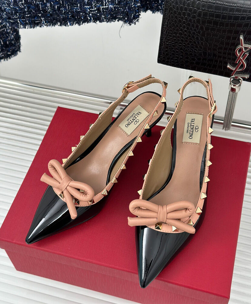 60mm Rockstud-Detailing Patent Pumps