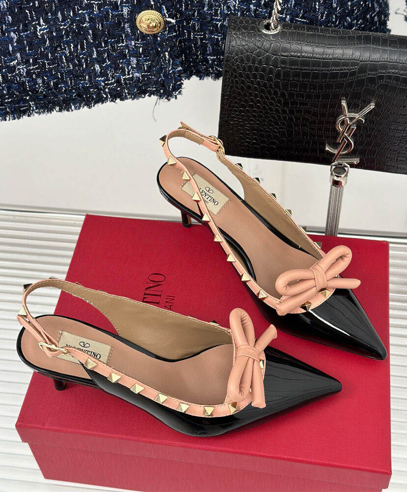 60mm Rockstud-Detailing Patent Pumps