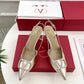 Vlogo Glow Laminated Nappa Slingback Pump 80 MM