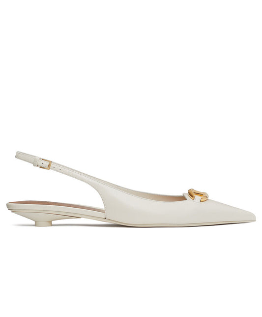 The Bold Edition Vlogo Calfskin Slingback Ballerinas 20MM