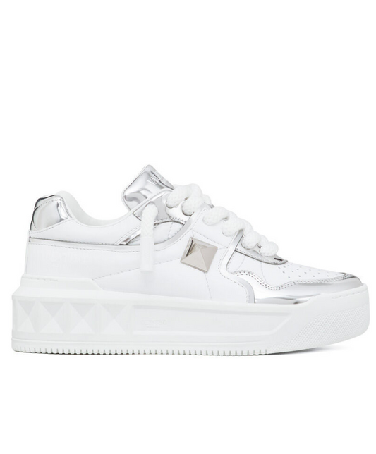 One Stud XL Leather Platform Sneakers