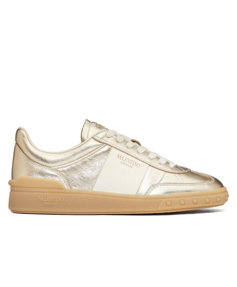 Upvillage Sneaker In Laminated Calfskin With Nappa Calfskin Leather Band