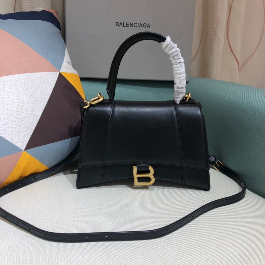 Hourglass Small Leather Crossbody Bag