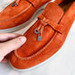 Summer Charms Walk Suede Loafers