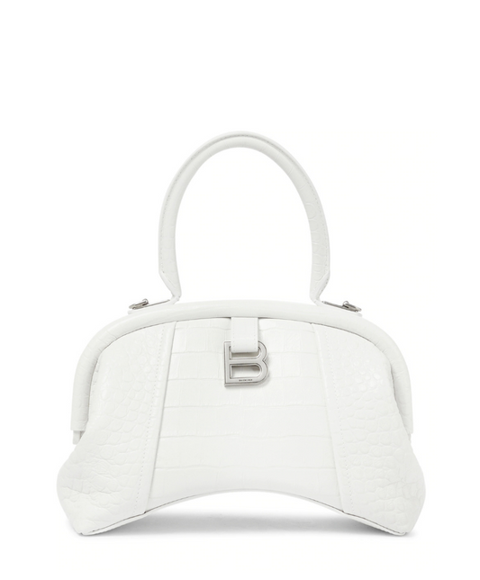 Editor Small Croc-effect Leather Tote