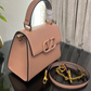 Small VSLING Grainy Calfskin Handbag