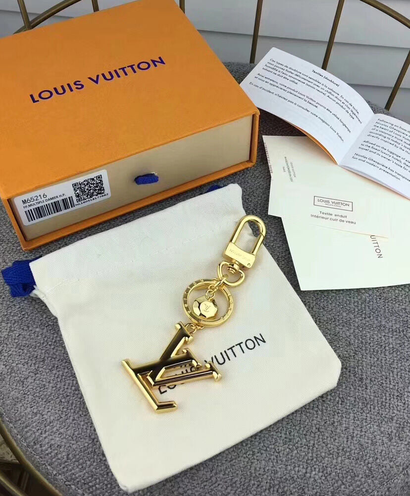 LV Facettes Bag Charm And Key Holder