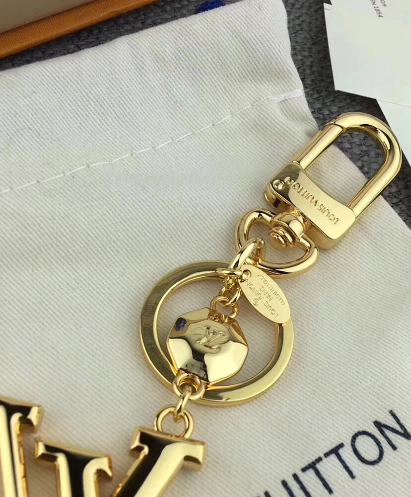 LV Facettes Bag Charm And Key Holder