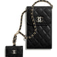 Chanel Phone & Airpods Case With Chain