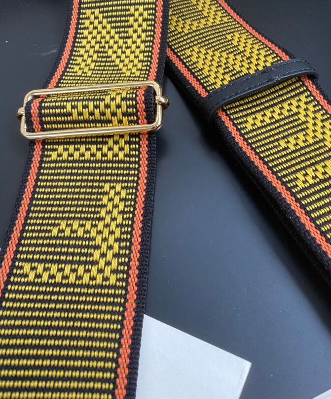 Yellow ribbon shoulder strap