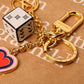 Game On Dice And Heart Bag Charm And Key Holder