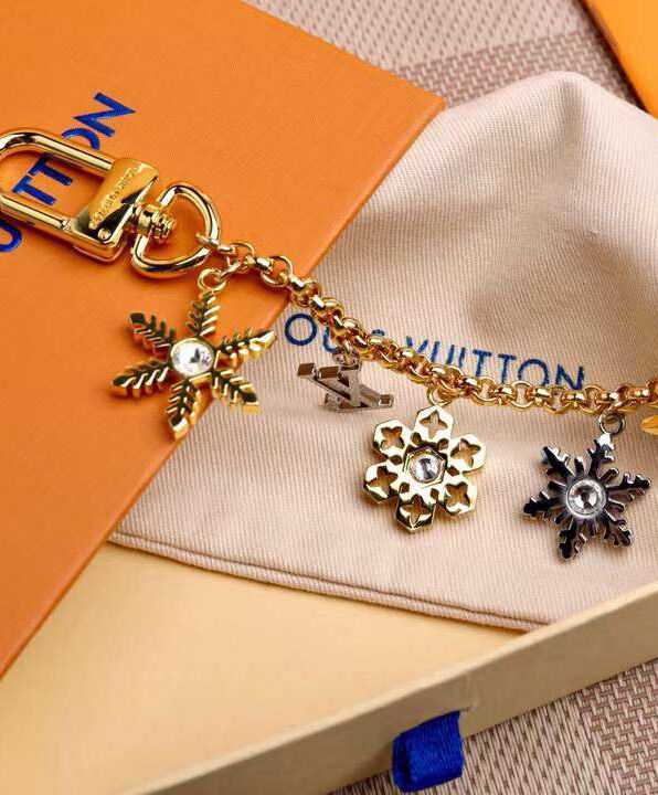 Louis Vuitton LV Snowflakes Chain Bag Charm