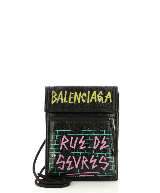 Balenciaga Graffiti Explorer Pouch - MarKat store