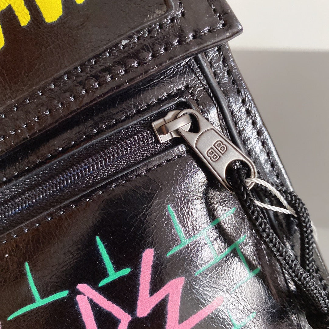 Balenciaga Graffiti Explorer Pouch - MarKat store