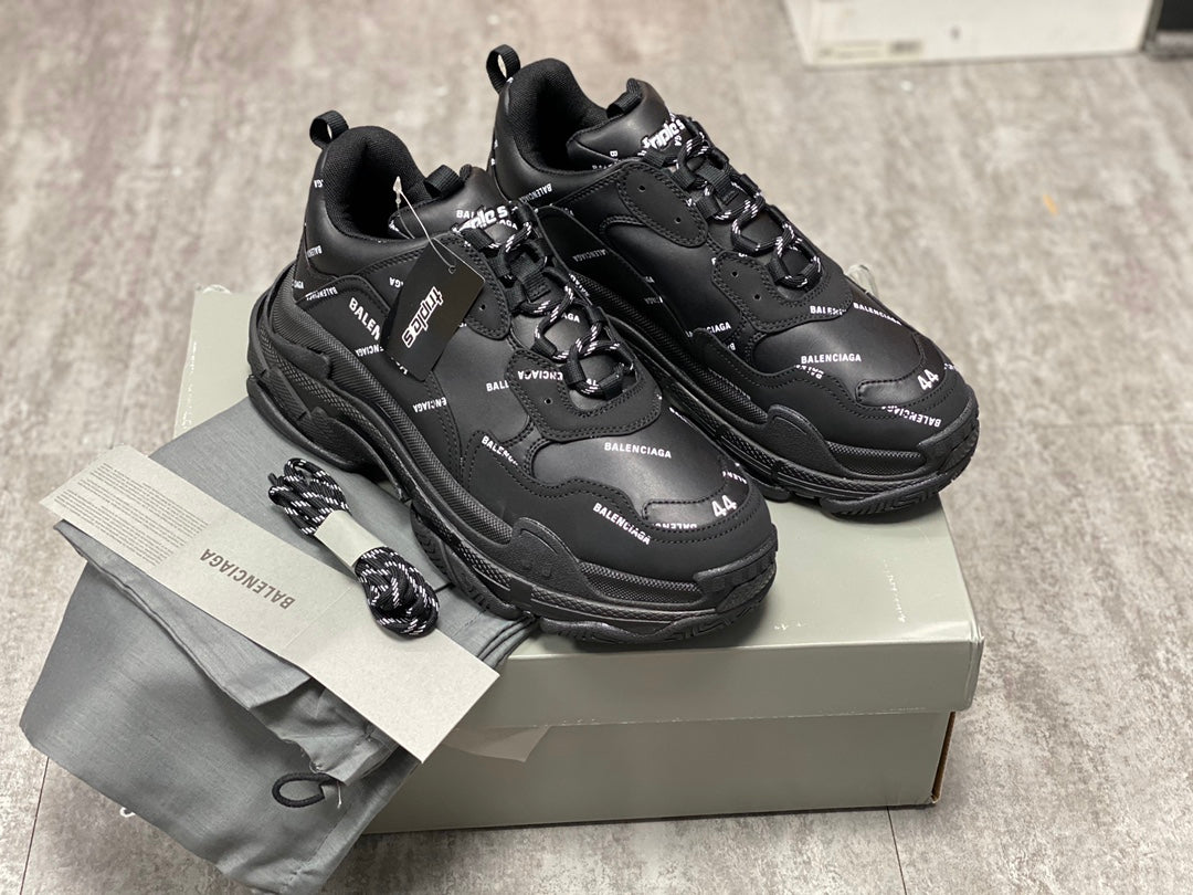 Allover Logo Triple S Sneakers