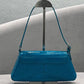 XX Small Flap Croc-effect Leather Shoulder Bag