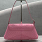 XX Small Flap Croc-effect Leather Shoulder Bag