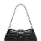 Lindsay Small Croc-effect Leather Shoulder Bag