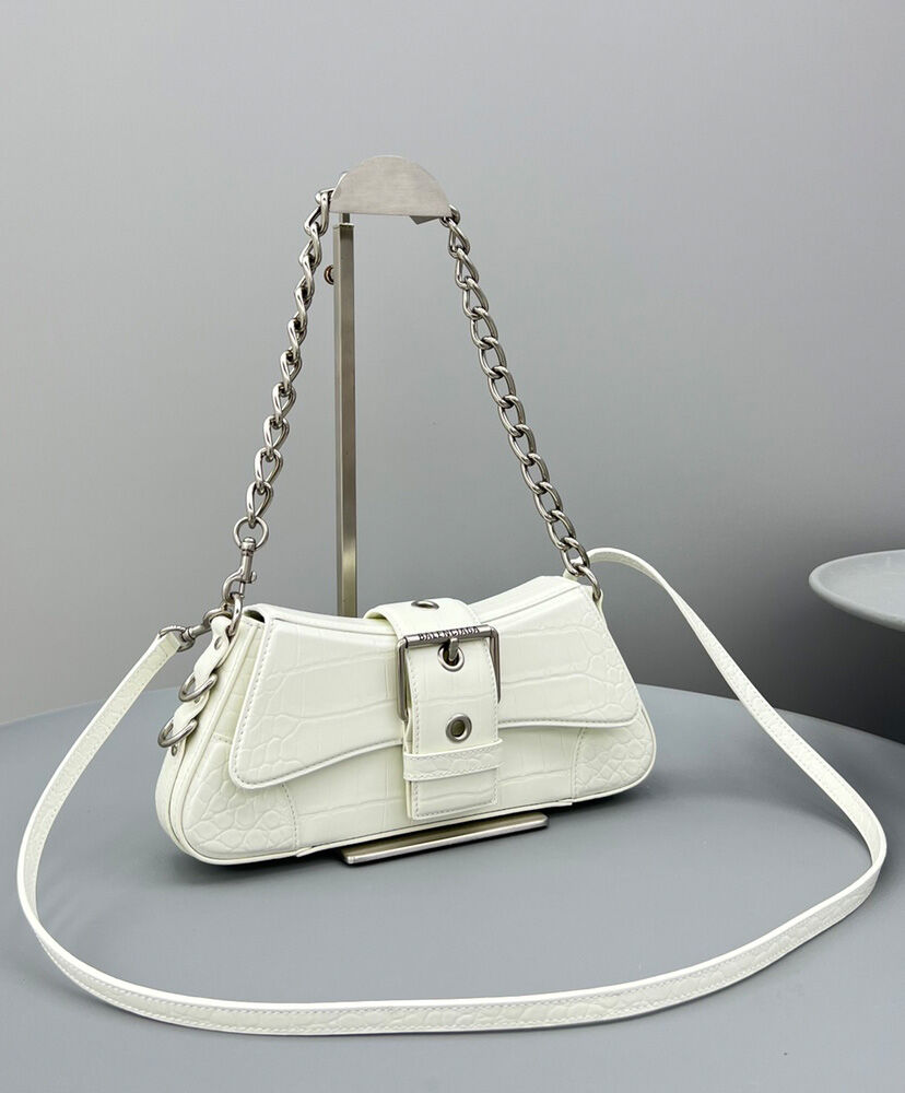 Lindsay Small Croc-effect Leather Shoulder Bag