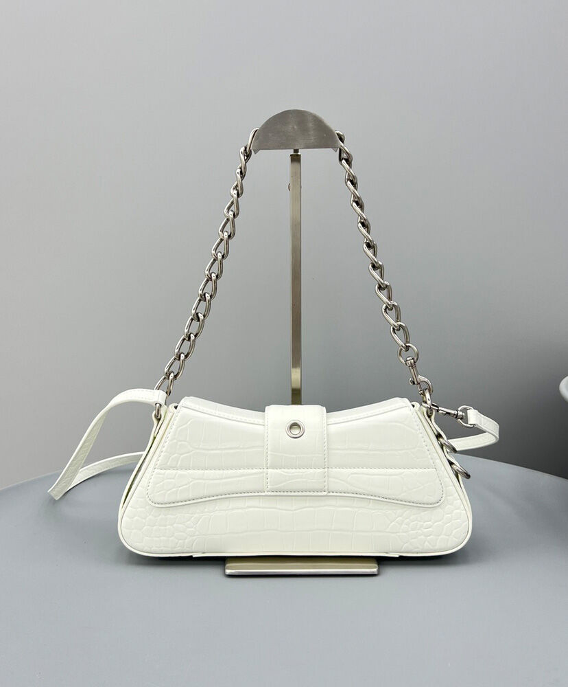 Lindsay Small Croc-effect Leather Shoulder Bag