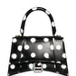 Hourglass Small Polka-dot Leather Tote - MarKat store