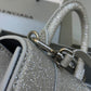 Hourglass XS Glittered Leather Tote