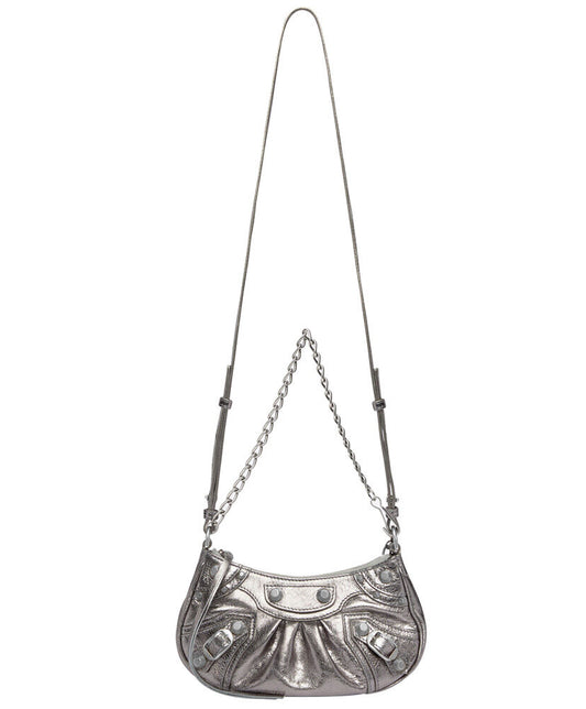 Le Cagole Mini Leather Shoulder Bag