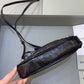 Le Cagole Mini Studded Crinkled-leather Shoulder Bag