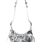 Le Cagole XS Studded Printed Leather Shoulder Bag