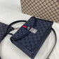 Women's Hacker Small Handbag In Canvas Jacquard In Black - MarKat store