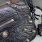 Le Cagole Men XS Flap Bag In Black