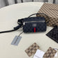 Women's Hacker Camera Bag In Canvas Jacquard In Black - MarKat store