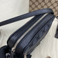 Women's Hacker Camera Bag In Canvas Jacquard In Black - MarKat store