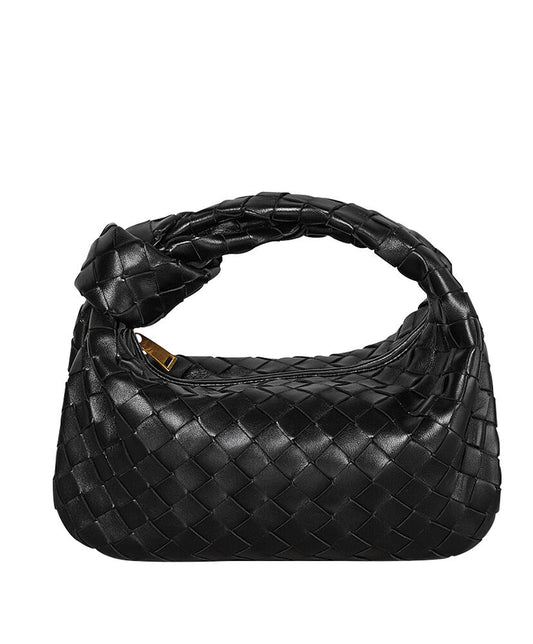 Jodie Mini Knotted Intrecciato Leather Tote