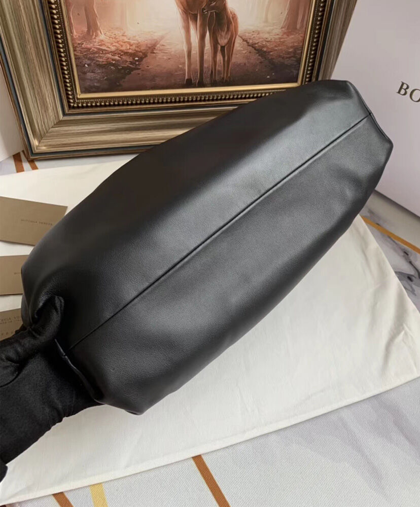 The Pouch Large Gathered Leather Clutch