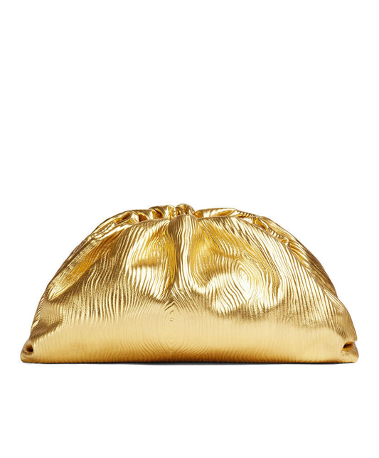 Metallic Leather Pouch Clutch Bag - MarKat store