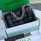 Chain Cassette Leather Shoulder Bag