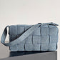 Brick Cassette Small Denim Shoulder Bag