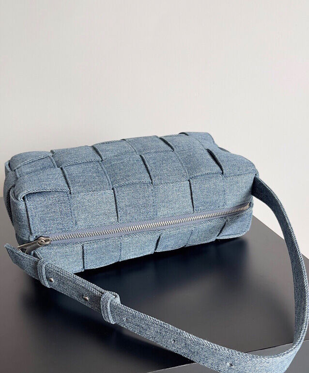 Brick Cassette Small Denim Shoulder Bag