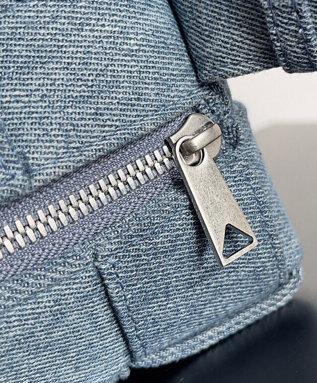 Brick Cassette Small Denim Shoulder Bag