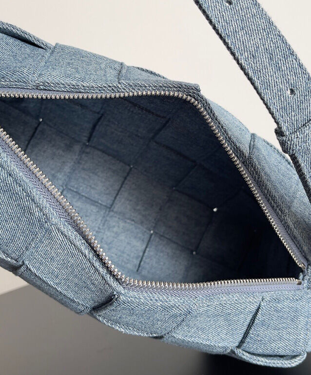 Brick Cassette Small Denim Shoulder Bag