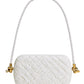 Bottega Veneta White ‘Knot Small’ Shoulder Bag