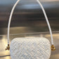 Bottega Veneta White ‘Knot Small’ Shoulder Bag