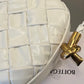 Bottega Veneta White ‘Knot Small’ Shoulder Bag