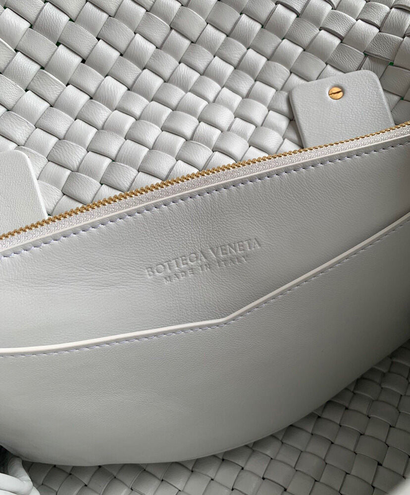 Patti Intrecciato Leather Shoulder Bag